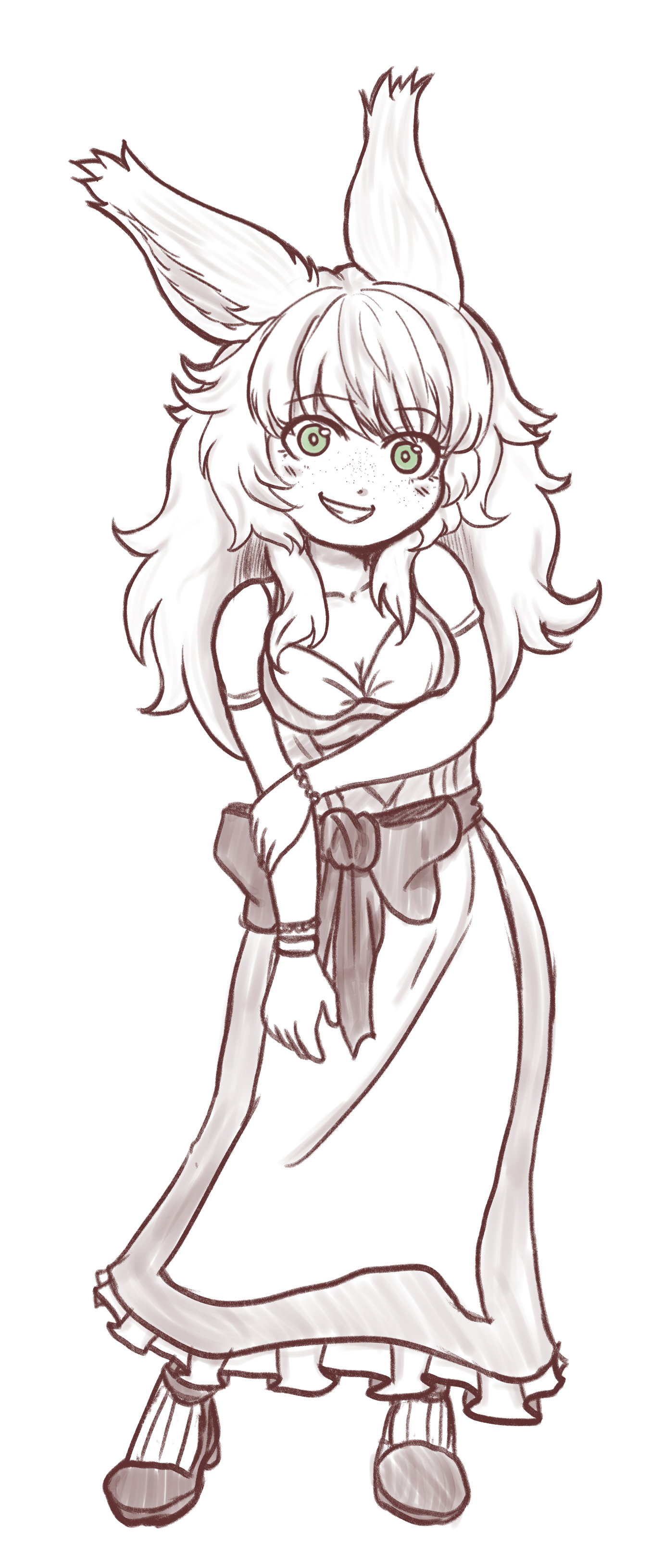 Sketch style chibi
